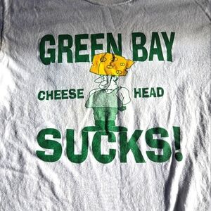Vintage "Green Bay Sucks" tshirt.